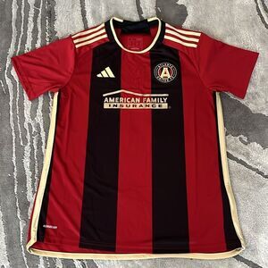 Adidas MLS Atlanta United FC Home Soccer Jersey Women's Red Black